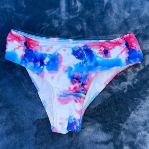 tie dye bathing suit bottoms